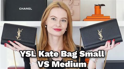 ysl kate bag size comparison